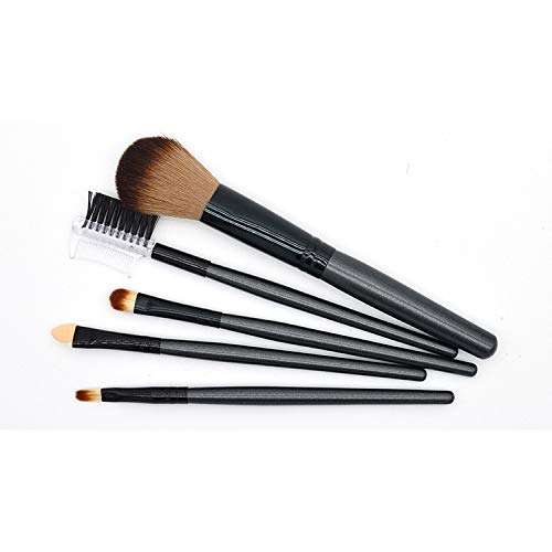 Diruno 5 Pcs Makeup Brush Set, Eye Shadow, Foundation, Eyebrow, Eyeliner, Eyelash, Lip Brush, Makeup Brushes,Cosmetic Tool,Face Makeup 2