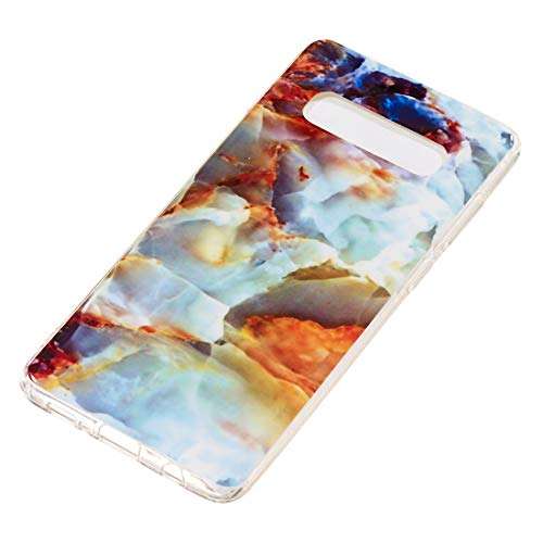 DINGXUEMEI XUEMEI CASE Cell Phone Cases & Covers Marble Pattern Soft TPU Case for Galaxy S10+ 3