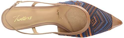 Trotters Women's Kimberly, Mustard/Navy, 6 N US 6