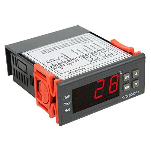 Light -40 ░ C-50 ░ C 220V Small Thermostat, Single Sensor Temperature Controller, for Refrigeration Truck for Refrigeration Storage 3