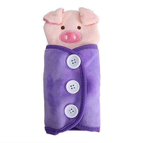 Baby Wear Clothes Learning Board Early Teaching Aids Toys Colorful Activity Educational Game Kids Toddlers Cognitive Toy for 3 4 5 6 7 Years Children (Purple) 2