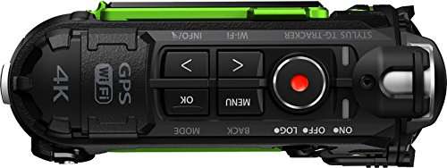 Olympus TG-Tracker 4K Video Stylus Action Camera (Green) PRO BUNDLE: 32GB & 16GB Memory Card + Memory Card Wallet & Reader + Tripod + Camera Float Strap + DigitalUniverse Cleaning Solution/Accessories 6