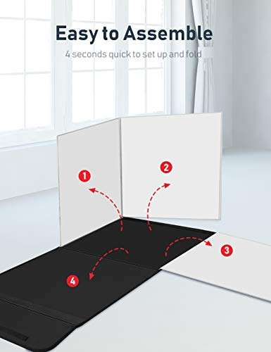 ESDDI Photo Light Box Photography 16x16/40x40cm Portable Table Top Lighting Shooting Tent Kit Foldable Cube with 2x20 Led Lights 3 Color Backdrop for Jewellery Product Advertising 3