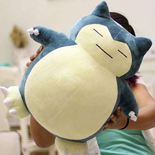 Zzlush Plush Doll Figurine Toy Pet Pillow Animal, Plush Snorlax Plush Toys Lovely Super Soft Stuffed Animal Dolls Gift for Children 30cm 50cm (Size : 30cm) 3