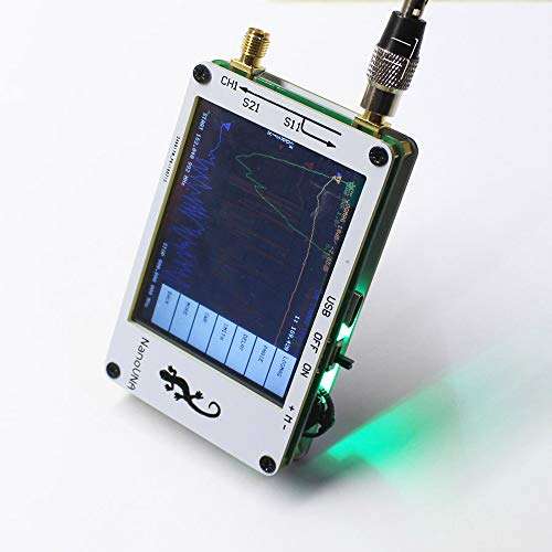 Vector Network Analyzer, KKmoon Mini Vector Network Analyzer 50KHz-900MHz 2.8 Inch Digital LCD Display Touching Screen HF VHF UHF Antenna Analyzer Standing Wave Measuring Instrument 3