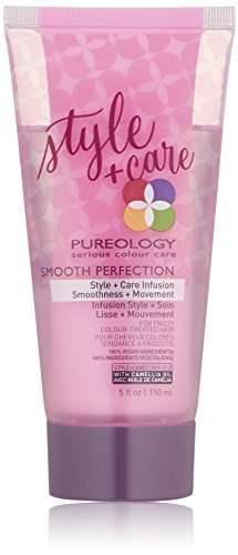Pureology Smooth Perfection Style & Care Infusion | Anti-Frizz Smoothing Cream-Gel | For Coarse Hair | Vegan | 5.0 oz. 2