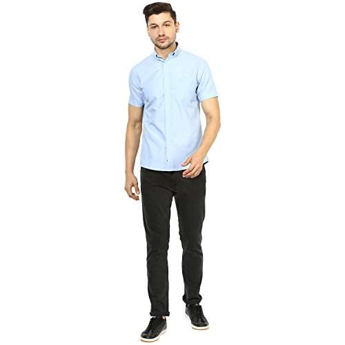 Red Tape Men's Plain Regular fit Casual Shirt (RSH6494A_Blue L) 3