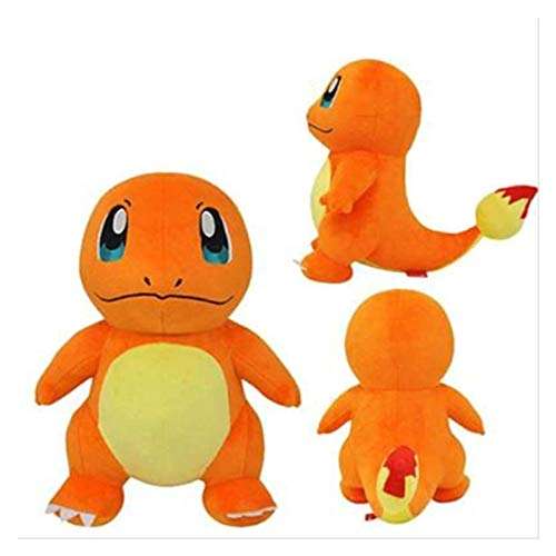 ZJSXIA 6pcs Pokemon Plush Toys Pikachu Psyduck Squirtle Charmander Bulbasaur Cartoon Anime Figures Plush Dolls Kids Gifts 20cm Plush Toys 5