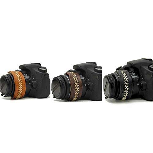 Megagear MG930 Leather Wrist StrapComfort Padding, Enhanced Hand Grip Stability and Security for All Cameras (SLR / DSLR)One Size Fits All, Green 6