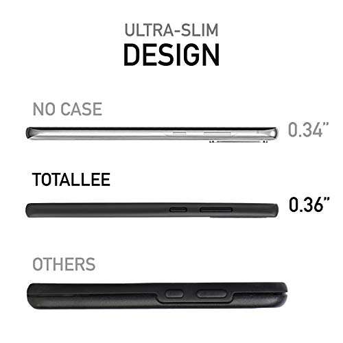 Thin Galaxy S20 Ultra Case, Thinnest Cover Ultra Slim Minimal - for Samsung Galaxy S20 Ultra 5G (2020) - totallee (Solid Black) 4