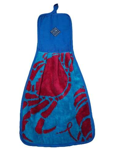 Fancy Washbasin Towel, Single Long, Elegant Look,, 100% Cotton, GSM 400, Super Absorbent, Ultra Soft, Suitable for Washbasin & Kitchen (Multi Color+ Printed) Set of 6 4