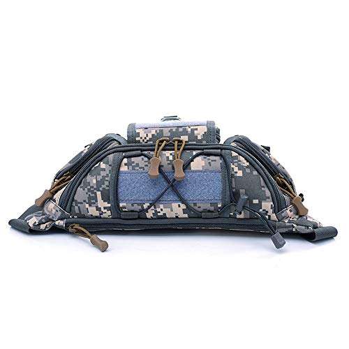 Chest Bag for Men, YiMiky Hiking Bag Waterproof Tactical Waist Bag Survival Kit Hip Belt Pack for Outdoor Running Riding Traveling Sports Climbing Cross-body Pack Lightweight - 06 4