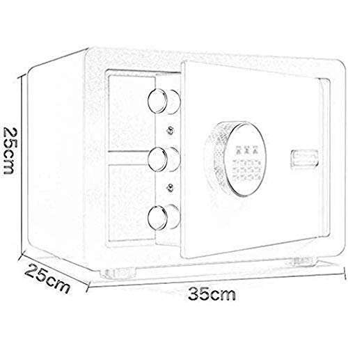 DFEIL All Steel Home Security Electronic Lock Box Safe Digital Safe Steel Construction Safety Boxes Home Office Business Jewelry Cash Box 5
