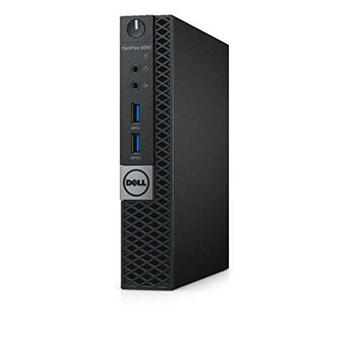 Dell OptiPlex 5050 Micro Form Factor (Intel Core i5-7500T, 8 GB DDR4, 256 GB PCIe M.2 SS Windows 10 Pro (Renewed) 3