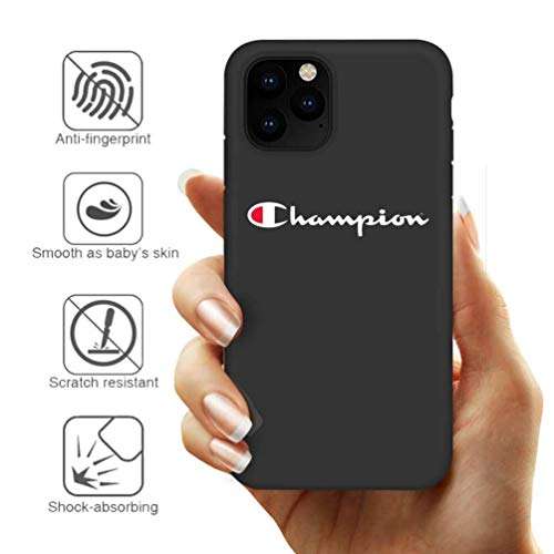 Case for Apple iPhone 11 Pro Max - Street Fashion case +Strap Lanyard Phone Case Cover for Apple iPhone (iPhone 11 Pro Max, Champion Letter) 6