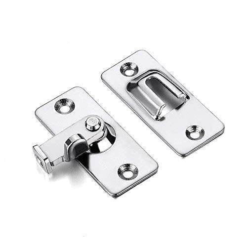 WjDmY Right Angle Lock 90 Degree Room Door Buckle Buckle Suitable for Bathroom Barn Door Sliding Door Buckle Bending Right Angle Door 5