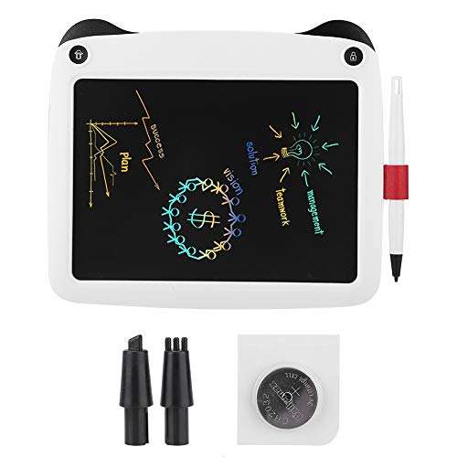 Electronic Notepad, 9-inch Notepad Writing Board Durable Smooth for Writing for Outdoor(White) 6