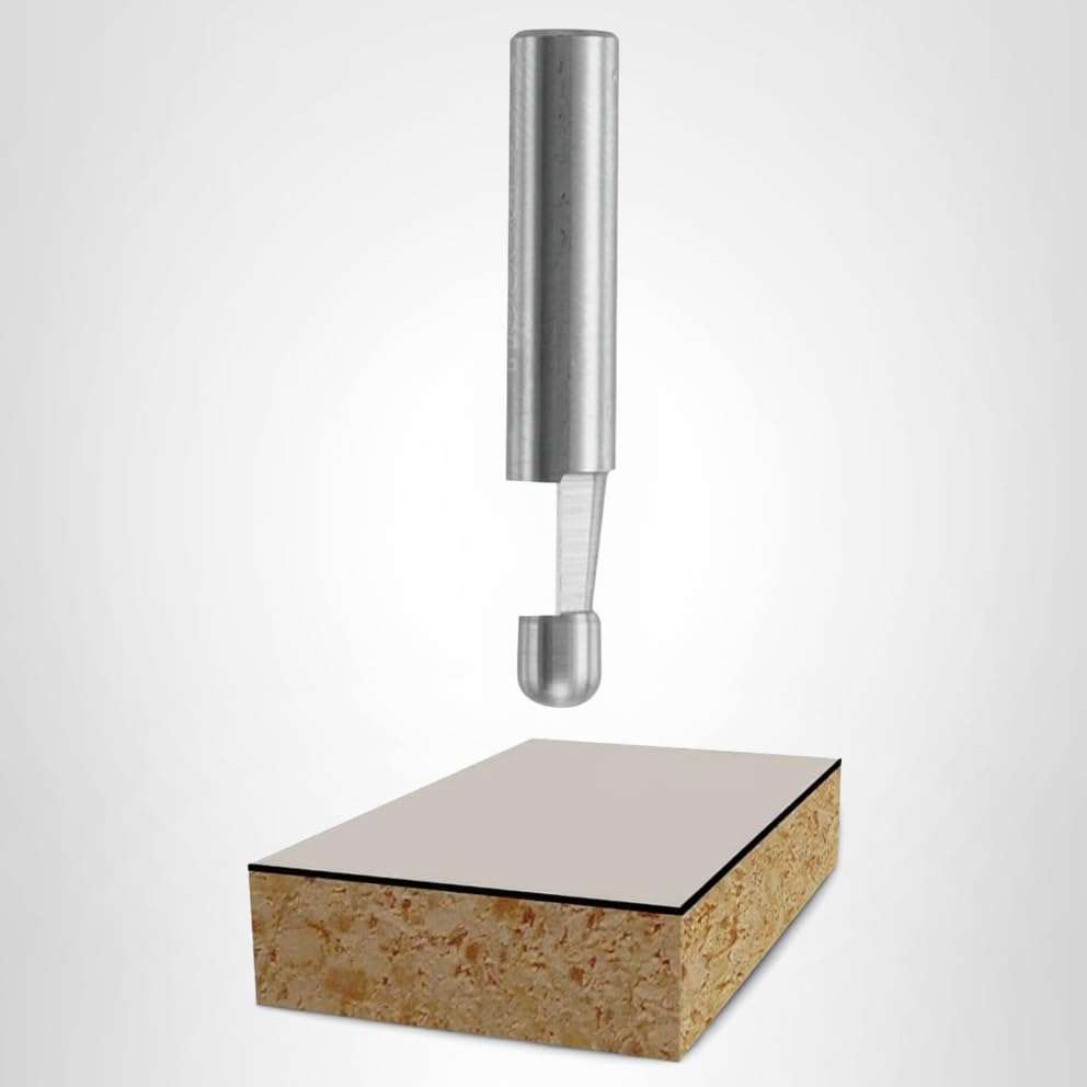 BOSCH 85286B100-100 100 pc. 7° x 1/4 in. Solid Carbide 1-Flute Bevel Trim Bits 3