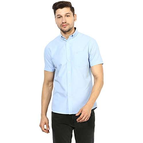 Red Tape Men's Plain Regular fit Casual Shirt (RSH6494A_Blue L) 2