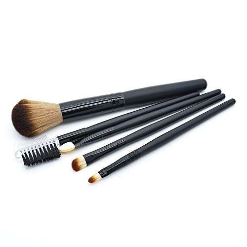 Diruno 5 Pcs Makeup Brush Set, Eye Shadow, Foundation, Eyebrow, Eyeliner, Eyelash, Lip Brush, Makeup Brushes,Cosmetic Tool,Face Makeup 3