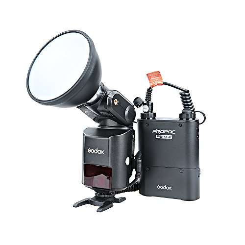 Godox Witstro AD360II-C TTL 360W GN80 Powerful Speedlite Flash Light + 4500mAh PB960 Lithium Battery for Canon EOS Camera (Black) 4