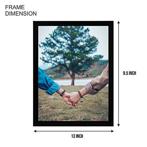 A Perfect Gifter A4 Size Valentine Black Gift,Photo Clip with Stand, Love Gift,Rose Day Gift,Teddy Day Gift, Propose Day Gift,Home Décor 5