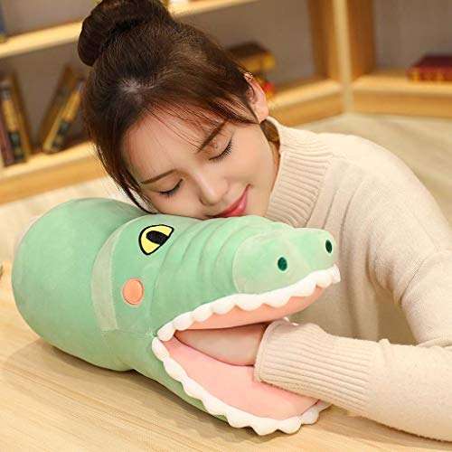 LINWEI 1pc 42cm Creative Kawaii Dinosaur&Pig&Lion Hand Warm Plush Kids Toy Cute Soft Pillow Animal Doll Children Baby Birthday Gifts (Color : B, Size : 42cm) 3