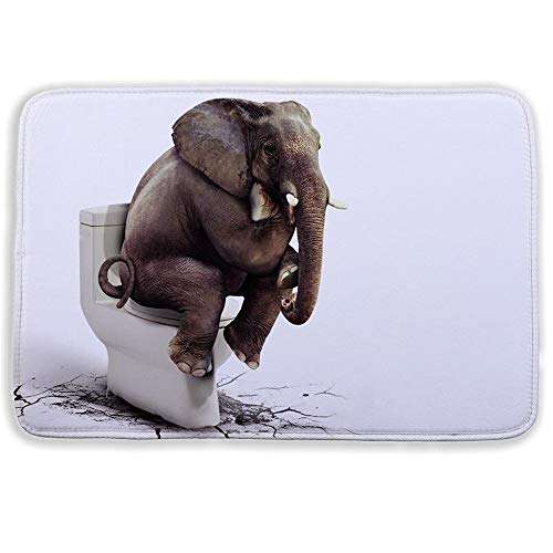 WorldCare® Type 3, 400Mmx600Mm : Fashion Bath Animal Elephant Lion Bathroom For Living Room Bedroom Floor Mats Kitchen Rugs Entrance Doormats 2