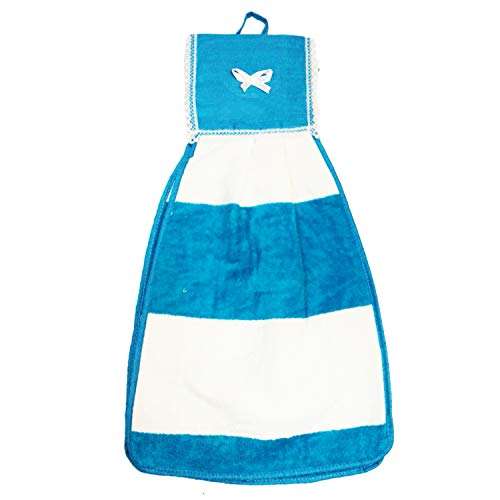 Kuber Industries Hanging Cotton 6 Pieces Cotton Washbasin Napkin/Hand Towel for Kitchen and Bathroom (Multi) 6