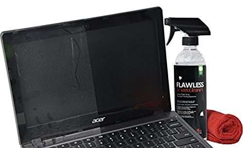 Flawless Screen Cleaner Spray with Microfiber Cleaning Cloth for LCD, LED Displays on Computer, TV, iPad, Tablet, Phone, and More (Mini 3 Pack) 3