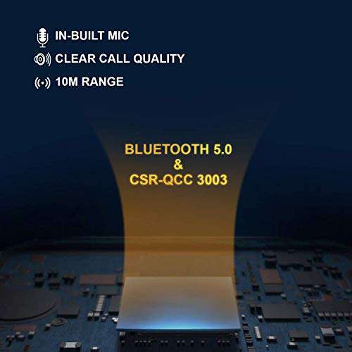 ShopMagics Wireless Bluetooth Headphones Earphones for Micromax Bolt A40 Earphone Bluetooth Wireless Neckband Flexible In-Ear Headphones Headset With Mic, Extra Deep Bass Hands-Free Call/Music, Sports Earbuds, Sweatproof (JMD7, Multi) 6