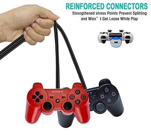 FEDUS USB Charger Cable USB 2.0 A to Mini 5 pin B Cable for External HDDS/Camera/Card Readers[video game] (Black, 1.5m) 4