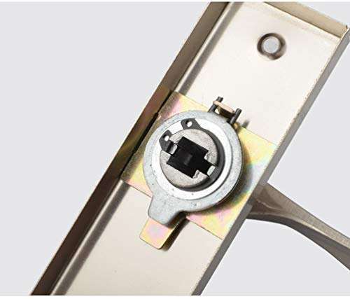 Bathroom Traditional Door Handle Set with Privacy Lock Steel Door Handle Levers for Dining Door Kitchen Door, for Door Thickness: 40mm 3