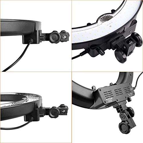 YZX 18-inch Outer Dimmable LED Ring Light Kit with Light Stand Bluetooth Receiver Smartphone Holder Hot Shoe Adapter for Makeup Artist,YouTube Video,Facebook Live etc 5