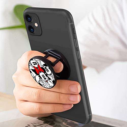 DISNEY COLLECTION Cell Phone Finger Stand Holder Grip Foldable Expanding Kickstand Mount Compatible All Tablets and Smartphones (Girly Minnie Mouse) 5