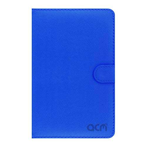 Acm Keyboard Case Compatible with Intex Aqua Shine 4g Mobile Flip Cover Stand Plug & Play Device for Study & Gaming Blue 6