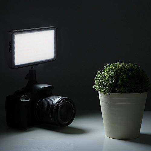 Archuu LED Fill Light for Camera, 8W Video Lamp 3500-5700K Adjustable Color Temperature CRI RA?96 with 1/4 Inch Mounting for Studio Photograghy 4