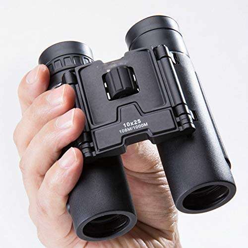 WEI-LUONG Telescope Hd 10X25 Camping Scopes Binoculars with Bag Telescope Waterproof Folding Telescopes Bak4 Prism Optics Binoculares, Outdoor 4