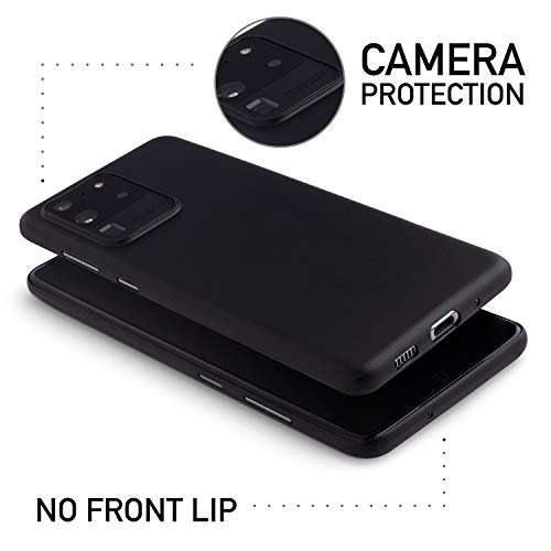 Thin Galaxy S20 Ultra Case, Thinnest Cover Ultra Slim Minimal - for Samsung Galaxy S20 Ultra 5G (2020) - totallee (Solid Black) 3