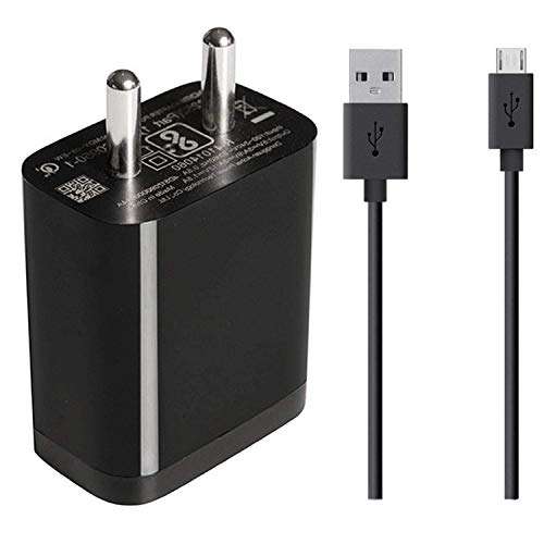 Ultra Fast Charger for Asus Zenfone 2 ZE551ML Mobile Charger | Power Adapter | Wall Charger | Ultra Fast Charger Hi Speed Travel Charger with 1m Micro USB Sync Cable (2 Amp Black) 2