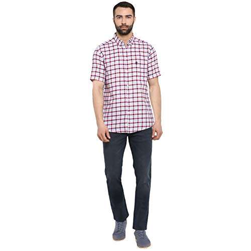 Red Tape Men's Checkered Regular fit Casual Shirt (RSH8778_Red XL) 6