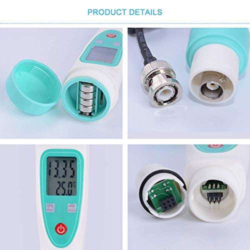 KANJJ-YU Water Quality Tester Digital PH-220W PH Meter Pen Acidity PH Value Tester High Accuracy PH Tester Digital Water Quality Tester Meter Precise 5