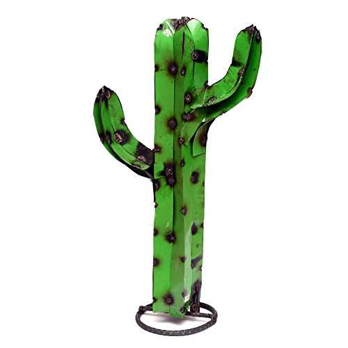 Rustic Arrow Saguaro Cactus Garden Art, Multicolor 2