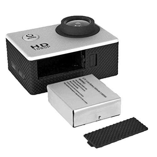 Action Camera Camcorder 720P HD Waterproof Outdoor Sports Diving DV Silver 4