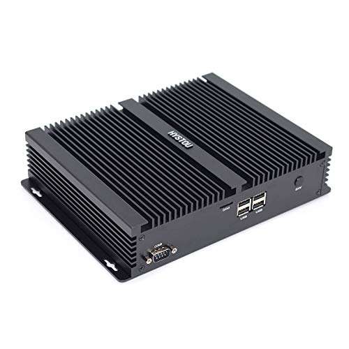 HYSTOU Mini Desktop PC,UHD Graphics 620, Quad Core i7-8565U Mini Desktop Computer,Support SATA 3.0/2.5  SSD/HDD,M.2 WiFi,Dual LAN 5