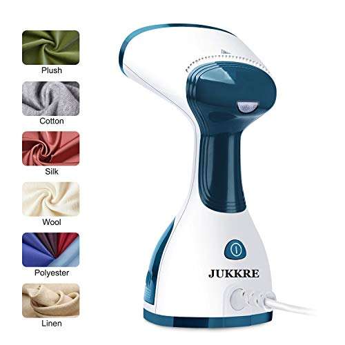 Jukkre 1200W Handheld Garment Steamer, Portable Home and Travel Steamers for Clothes with 260ml Removable Water Tank 4