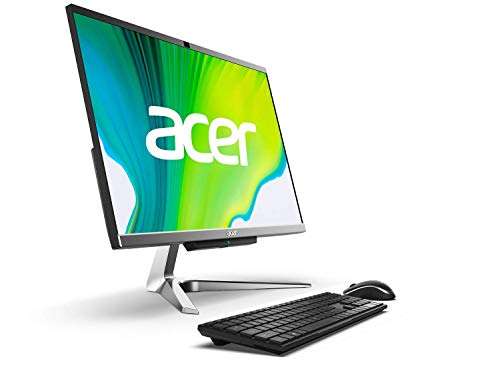 Acer Aspire C24-963-UA91 AIO Desktop, 23.8 Full HD Display, 10th Gen Intel Core i3-1005G1, 8GB DDR4, 512GB NVMe M.2 SSD, 802.11ac Wi-Fi 5, Wireless Keyboard and Mouse, Windows 10 Home (Renewed) 4