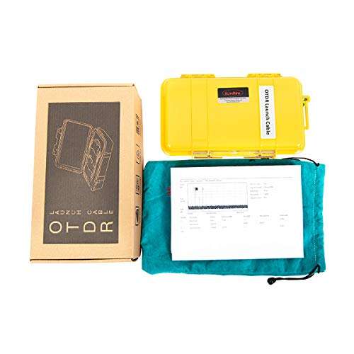 Komshine Fiber Optic OTDR Launch Cable Box/Dead Zone Eliminatorn 500M Single Mode (SC/UPC-LC/APC) 5