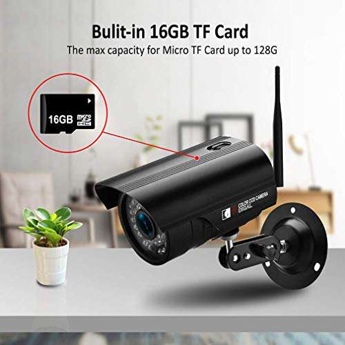 960P Wireless Camera WiFi IP Indoor Camera with Night Vision Motion Detection Two-Way Audio Home Security Surveillance Zoom Monitor,960P+130W+16GB 5