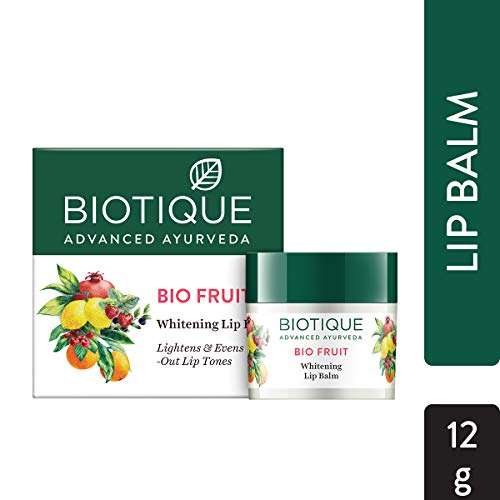 Biotique Bio Fruit Whitening Lip Balm, 12g & Biotique Almond Oil Ultra Rich Body Wash, Botanical Extracts, 200 ml 3